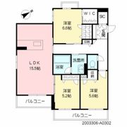 シャーメゾン アルフラットの間取り画像
