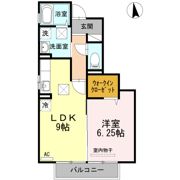 ルシアンローズ B棟の間取り画像