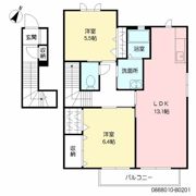 マーチン・ブランシェ B棟の間取り画像