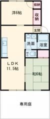 ファミール皆春の間取り画像