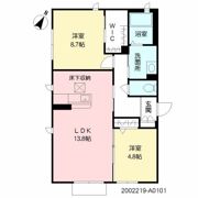 グランシューズシェソワの間取り画像