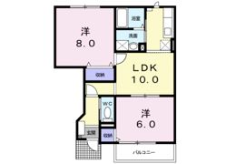 リリーA棟の間取り画像