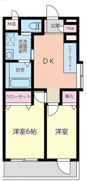 Y・Sセブンハイムの間取り画像