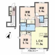 シャーメゾン・ル・プレ C棟の間取り画像