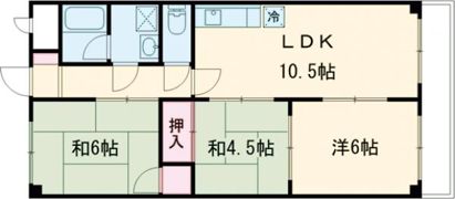 シャトルハルタの間取り画像