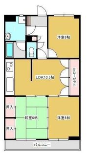 足利スカイタワー16の間取り画像