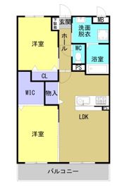 ナインパレスの間取り画像