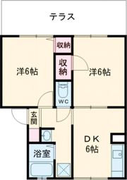 ディアコート花繰の間取り画像