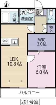 永寿パレスBの間取り画像