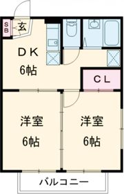 メゾンK・C田寺の間取り画像