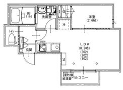 KEIAI RESIDENCE 北上尾Ⅴの間取り画像