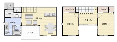 エクリュMIYUKI富の原Ⅱの間取り画像