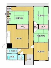 橋本正和貸家NO．6の間取り画像