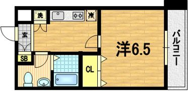 レジュールアッシュ清水の間取り画像