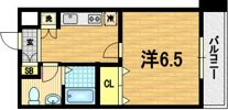 レジュールアッシュ清水の間取り画像