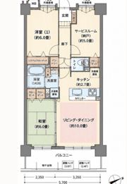 エクセレントスクエア高幡不動の間取り画像