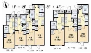 The Residence Nerimaの間取り画像