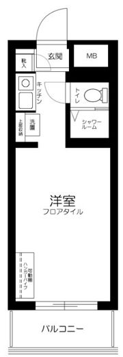 グローリア初穂池上の間取り画像