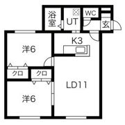 MTガーデン発寒中央の間取り画像