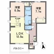 ラ・アンジュ戸坂の間取り画像