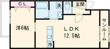 CAエソラの間取り画像
