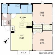 メイプルアズールの間取り画像