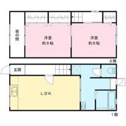 姫島2丁目戸建貸家の間取り画像