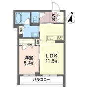 マロン・テイ 見和の間取り画像
