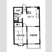 メゾニティ六輪B棟の間取り画像