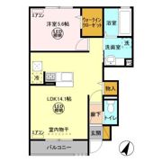 レジデンスMIYABI Bの間取り画像