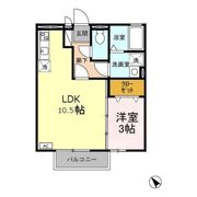 モナリエS Ⅱの間取り画像