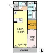 Dーroom元魚の間取り画像