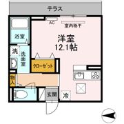 D-roomトラベシアの間取り画像