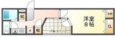 イスズベル八代の間取り画像
