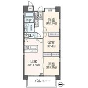 オークテラスKの間取り画像