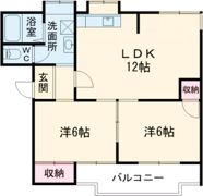ビレッジ宝町Aの間取り画像