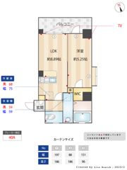 ラシュール・イン大橋南の間取り画像