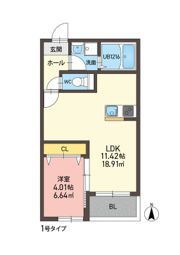 M-Stage御井の間取り画像