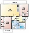 堀込第4住宅8棟の間取り画像