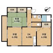 臨江ハイツ2号館 Cの間取り画像