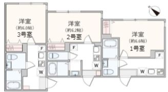 (仮称)アザーレ・アサンテ伊勢原Aの間取り画像