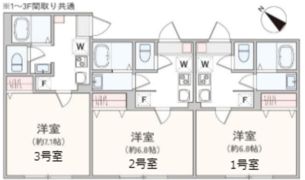 (仮称)アザーレ・アサンテ伊勢原Bの間取り画像