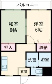 サンテラスウエハラⅡの間取り画像