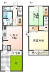 テラスハウス富士才の間取り画像