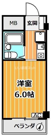 セザール藤沢の間取り画像