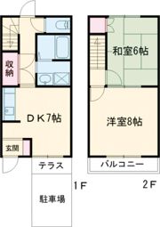 テラスハウス富士才の間取り画像
