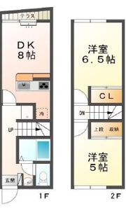 シャルマン砥堀の間取り画像
