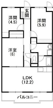 メゾンマロニエの間取り画像