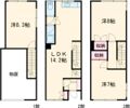 元町32番貸家の間取り画像