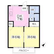 コーポアイC棟の間取り画像